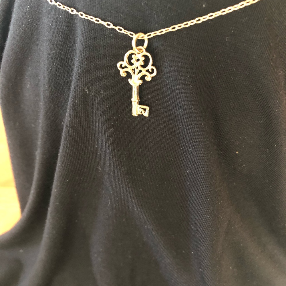 Gold Key Necklace - Picture 4 of 4